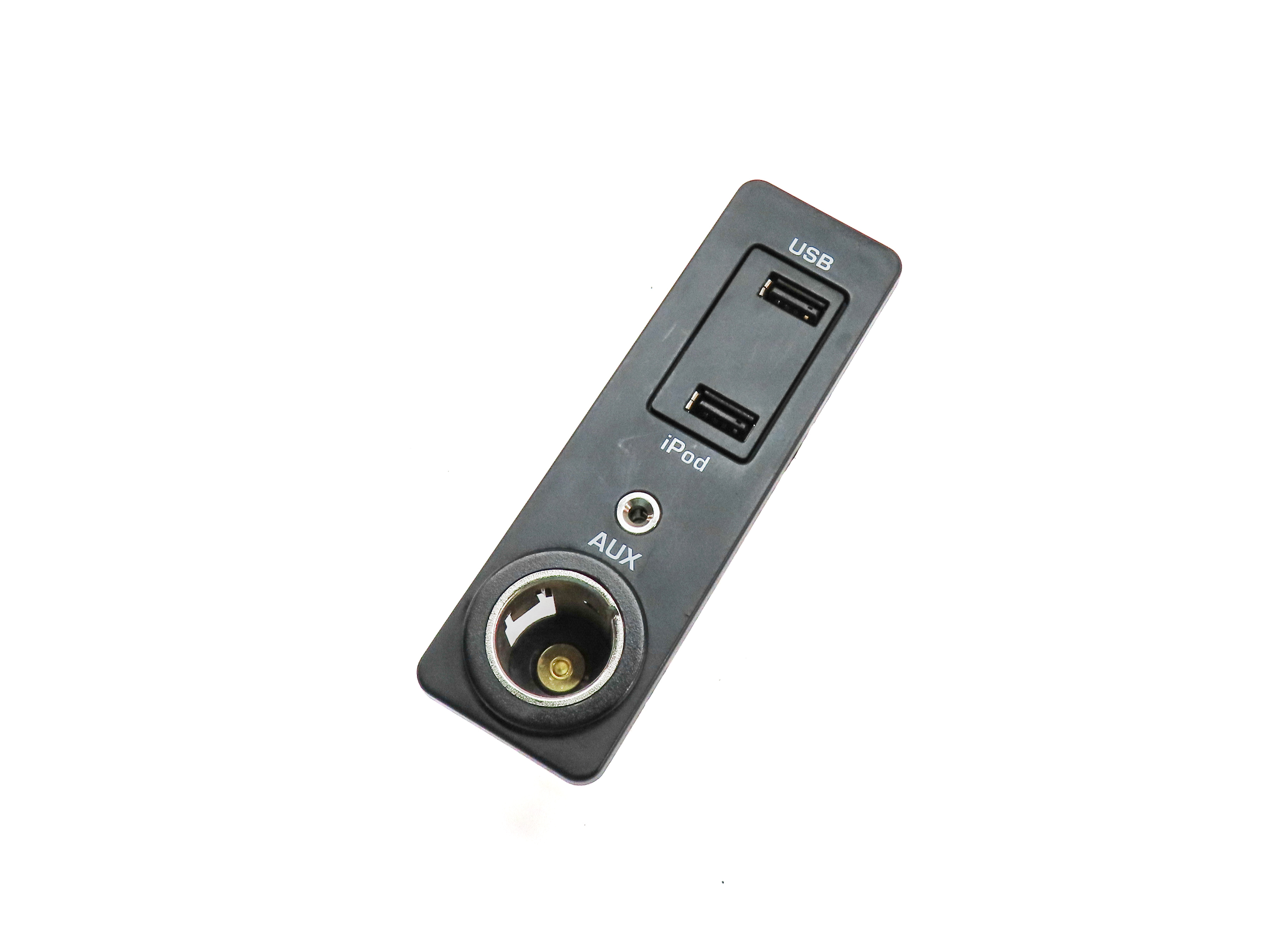 2013 RANGE ROVER EVOQUE (L538) AUXILIARY AUX USB 12V PLUG SOCKET JACK PANEL — exact item pictured
